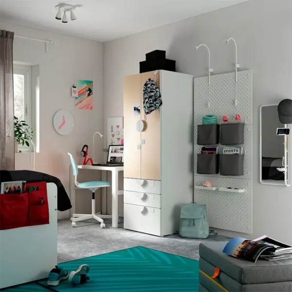 Dulap Ikea Smastad/Platsa 60 x 57 x 181 / DSP / Alb photo 4