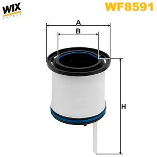 Filtru combustibil Wix Filters WF8591 44 mm photo 2 Filtru combustibil Wix Filters WF8591 44 mm photo 2