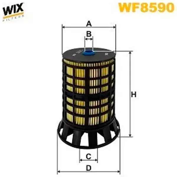 Filtru combustibil Wix Filters WF8590 21 mm photo 3