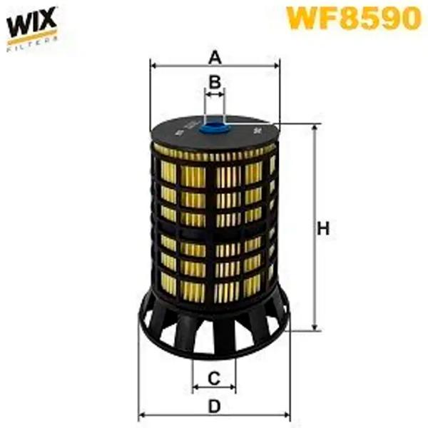 Filtru combustibil Wix Filters WF8590 21 mm photo 3
