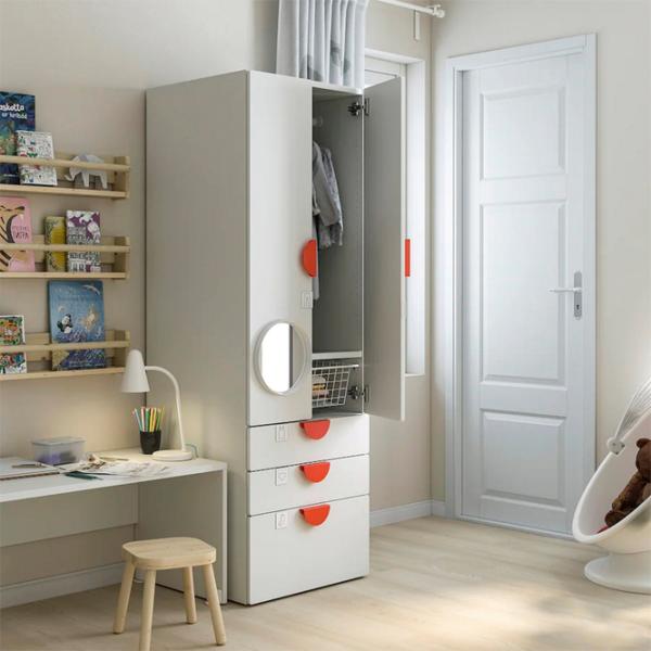 Шкаф Ikea Smastad/Platsa 60 x 57см x 181 / ДСП / Белый photo 9