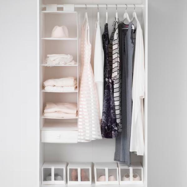 Шкаф Ikea Pax/Bergsbo 100 x 60см x 201.2 / ДСП / Белый photo 5