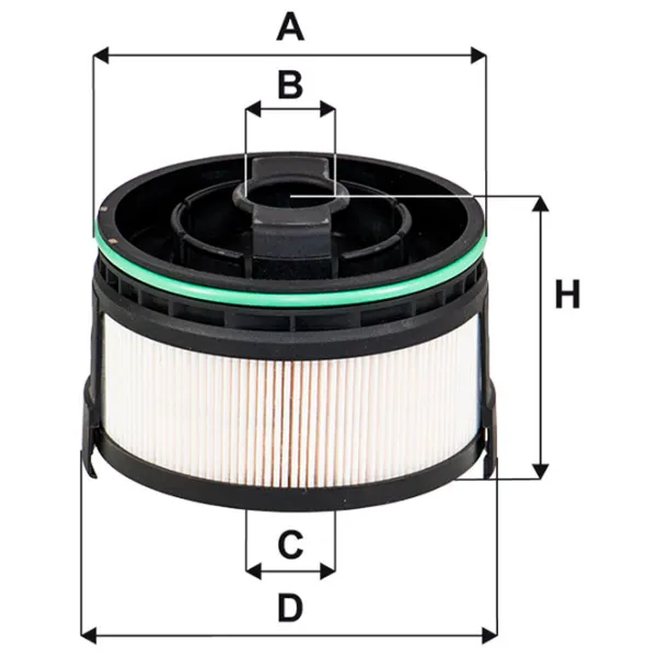 Filtru combustibil Wix Filters WF8586 111 mm photo 2