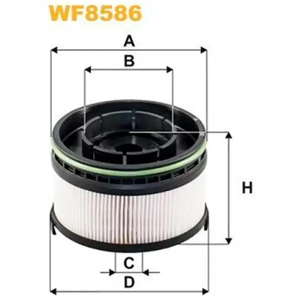 Filtru combustibil Wix Filters WF8586 111 mm photo 3