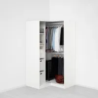 Шкаф Ikea Pax/Grimo 110.5 x 110.5см x 201.2 / ДСП / Белый photo 3