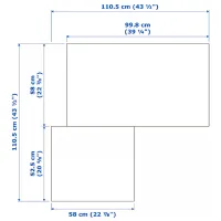 Шкаф Ikea Pax/Grimo 110.5 x 110.5см x 201.2 / ДСП / Белый photo 5