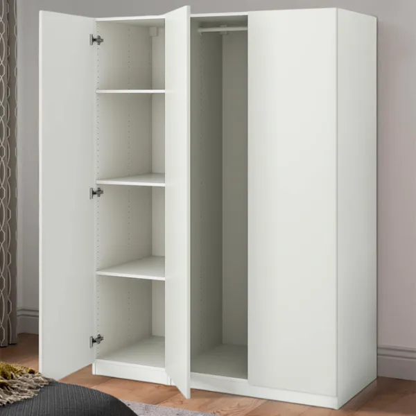 Шкаф Ikea Pax/Forsand 150 x 60см x 201.2 / ДСП / Белый photo 3