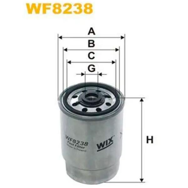 Filtru combustibil Wix Filters WF8238 84 mm photo 2