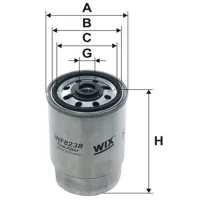 Filtru combustibil Wix Filters WF8238 84 mm photo 3