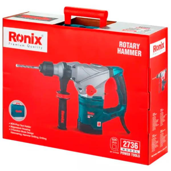 Ciocan rotopercutor Ronix 2736 1500 W / Blue photo 11