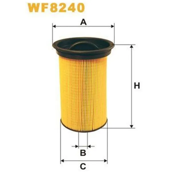 Filtru combustibil Wix Filters WF8240 19 mm photo 2 Filtru combustibil Wix Filters WF8240 19 mm photo 2