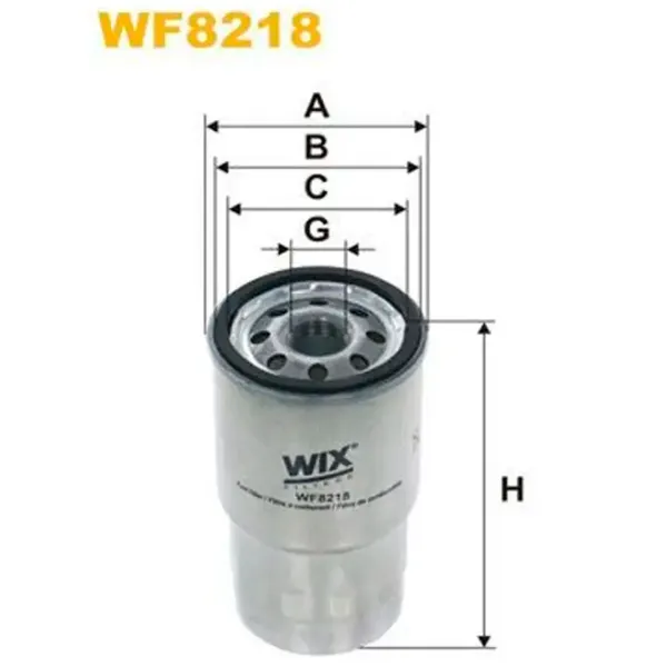 Filtru combustibil Wix Filters WF8218 69 mm photo 2