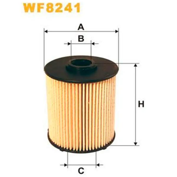 Filtru combustibil Wix Filters WF8241 26 mm  photo 3 Filtru combustibil Wix Filters WF8241 26 mm  photo 3