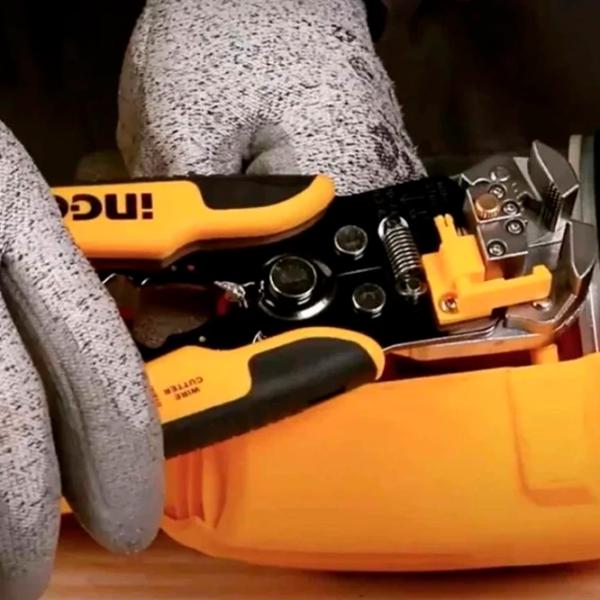 Clește dezizolator INGCO HWSP102418 205 mm photo 2