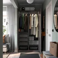 Dulap Ikea Pax/Forsand 100 x 60 x 201.2 / DSP / Gri închis photo 3