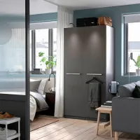 Dulap Ikea Pax/Forsand 100 x 60 x 201.2 / DSP / Gri închis photo 4