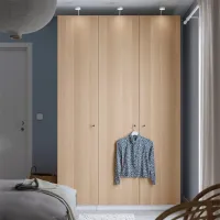 Шкаф Ikea Pax/Forsand 150 x 60см x 236.4 / ДСП / Белый photo 2