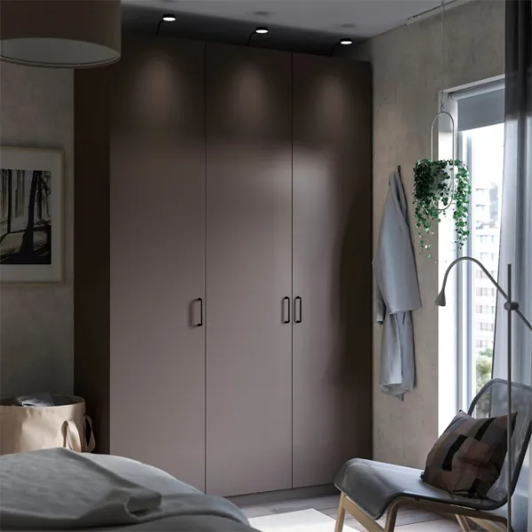 Шкаф Ikea Pax/Forsand 150 x 60см x 236.4 / ДСП / Темно серый photo 2