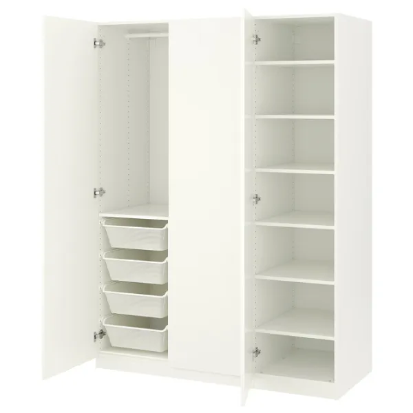 Dulap Ikea Pax/Forsand 150 x 60 x 201.2 / DSP / Alb photo 2