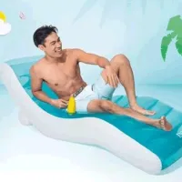 Saltea gonflabilă Intex 56874 Vinil / Blue photo 2