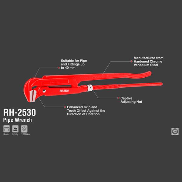 Трубный ключ Ronix RH-2530 650 мм photo 4