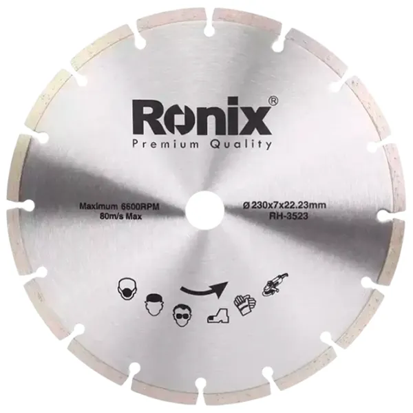 Алмазный отрезной диск Ronix RH-3523  photo 1 Алмазный отрезной диск Ronix RH-3523  photo 1