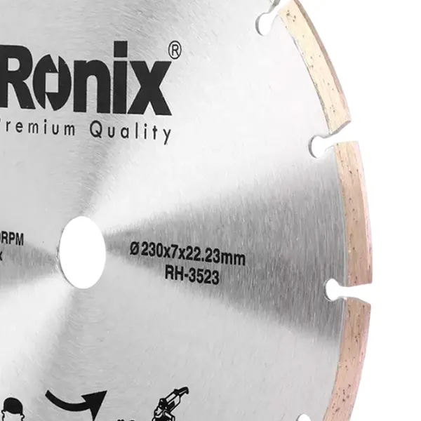 Алмазный отрезной диск Ronix RH-3523  photo 2 Алмазный отрезной диск Ronix RH-3523  photo 2