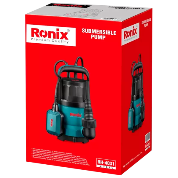 Погружной насос Ronix RH-4031 745 Вт 9500 л/ч photo 7 Погружной насос Ronix RH-4031 745 Вт 9500 л/ч photo 7