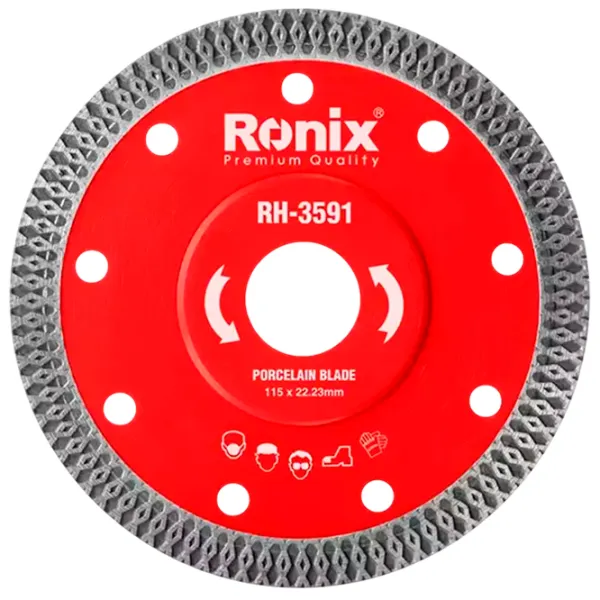 Диск алмазный сплошной Ronix RH-3591  photo 1 Диск алмазный сплошной Ronix RH-3591  photo 1