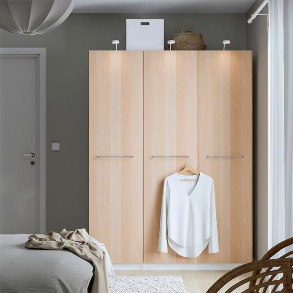 Шкаф Ikea Pax/Forsand 150 x 60см x 201 / ДСП / Белый photo 2