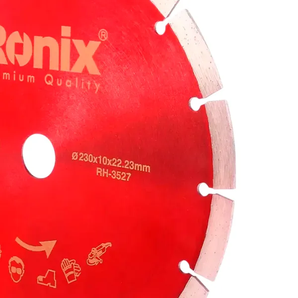 Disc diamantat segmentat Ronix RH-3527  photo 2 Disc diamantat segmentat Ronix RH-3527  photo 2