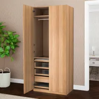 Шкаф Ikea Pax/Forsand 100 x 60см x 236.4 / ДСП / Имитация Состаренного Дуба photo 2