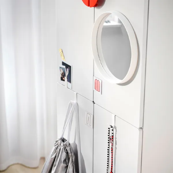 Шкаф Ikea Smastad/Platsa 60 x 42см x 181 / ДСП / Белый photo 3