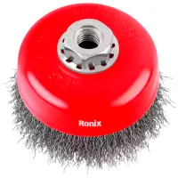 Чашечная щетка из гофрированной проволоки Ronix RH-9941 100 мм