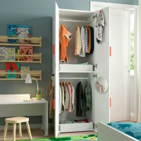 Шкаф Ikea Smastad/Platsa 60 x 42см x 181 / ДСП / Белый photo 5