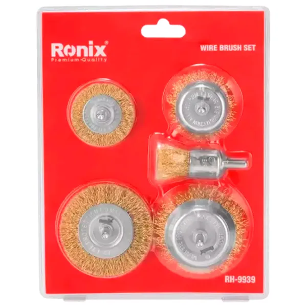 Набор щёток Ronix RH-9939 25 мм photo 1