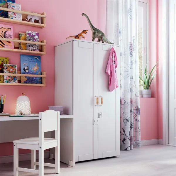 Шкаф Ikea Smastad/Platsa 60 x 42см x 123 / ДСП / Белый photo 3