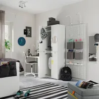 Шкаф Ikea Smastad 60 x 42см x 181 / ДСП / Белый photo 2