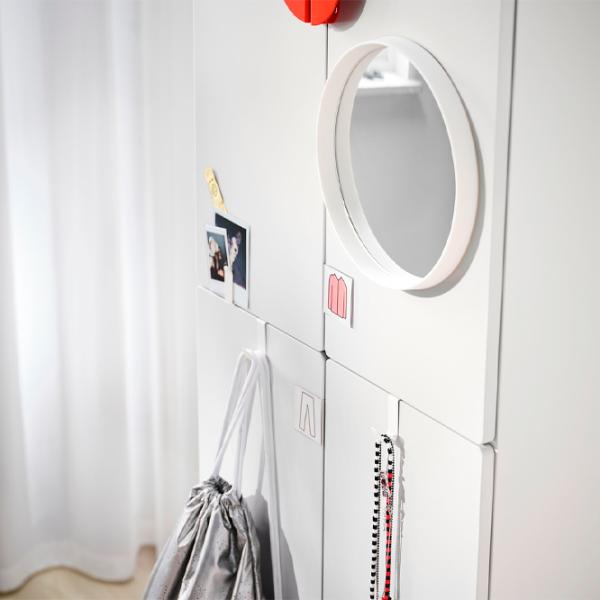 Шкаф Ikea Smastad 60 x 42см x 181 / ДСП / Белый photo 5