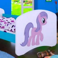 Pat pentru copii Happy Babies Happy Pony L05 90 x 180 cm / Placa / Blue photo 2