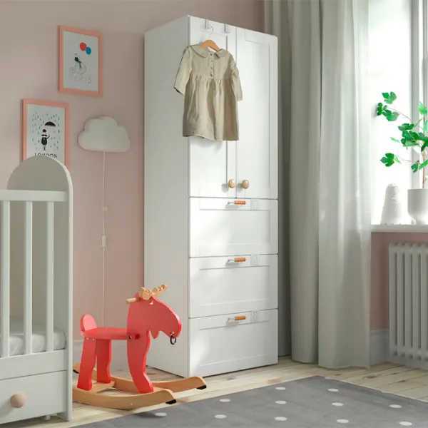 Dulap Ikea Smastad/Platsa 60 x 42 x 181 / DSP / Alb photo 2