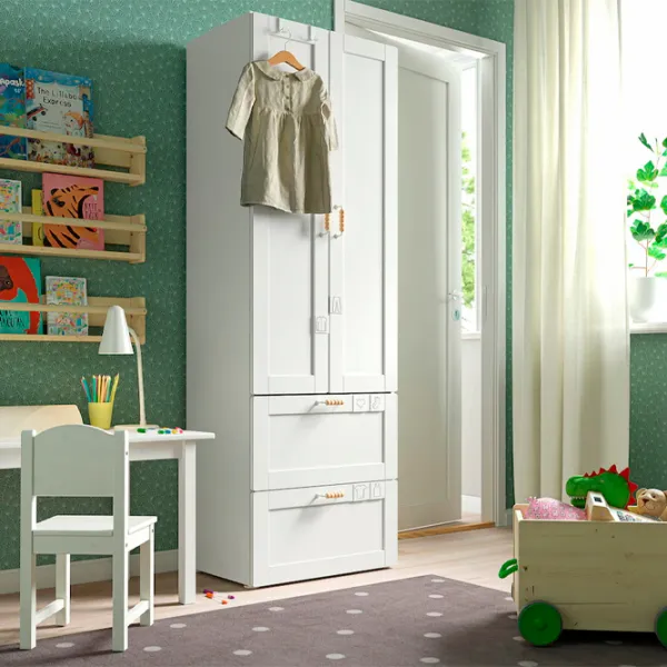 Dulap Ikea Smastad/Platsa 60 x 42 x 181 / DSP / Alb photo 2