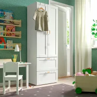 Шкаф Ikea Smastad/Platsa 60 x 42см x 181 / ДСП / Белый photo 2