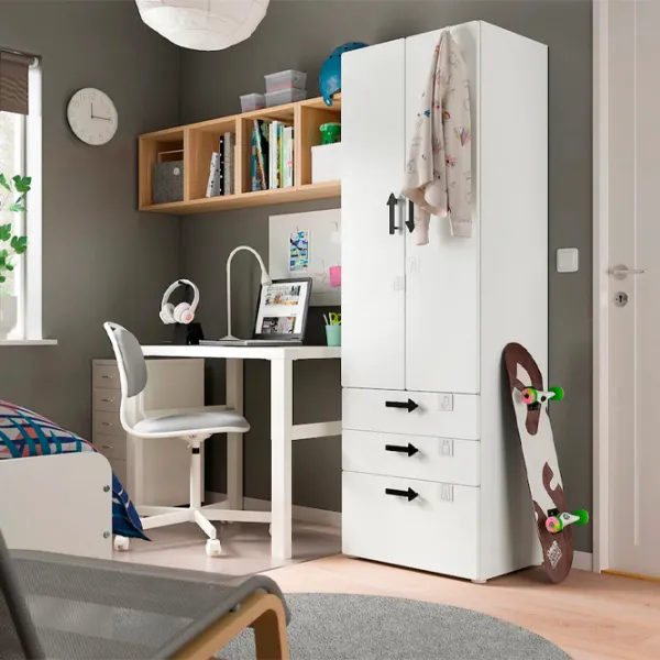 Dulap Ikea Smastad/Platsa 60 x 42 x 181 / DSP / Alb photo 2