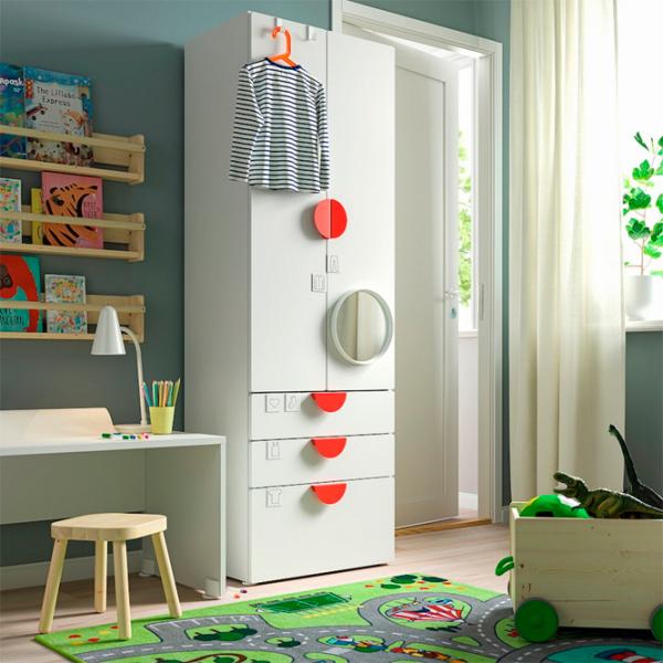 Dulap Ikea Smastad/Platsa 60 x 42 x 181 / DSP / Alb photo 3