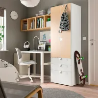 Шкаф Ikea Smastad/Platsa 60 x 42см x 181 / ДСП / Белый photo 2