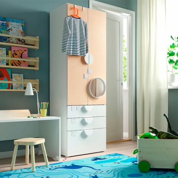 Шкаф Ikea Smastad/Platsa 60 x 42см x 181 / ДСП / Белый photo 3