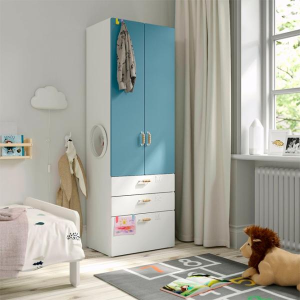 Шкаф Ikea Smastad/Platsa 60 x 42см x 181 / ДСП / Белый photo 2