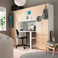 Dulap Ikea Smastad/Platsa 240 x 42 x 181 / DSP / Alb photo 2