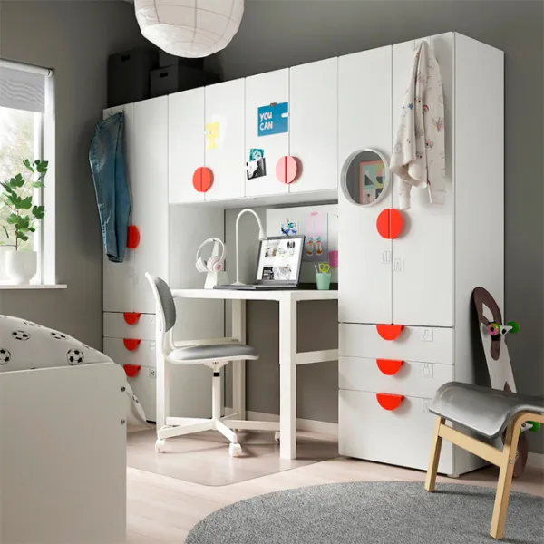 Dulap Ikea Smastad/Platsa 240 x 42 x 181 / DSP / Alb photo 3